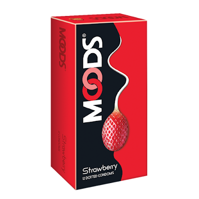 MOODS CONDOM STRAWBERRY 12PC / DEFAULT