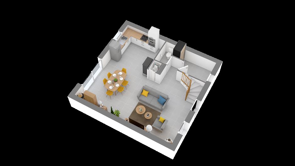 Vente maison neuve 4 pièces 90 m² à Bougue (40090), 196 332 €