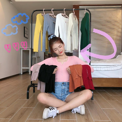 Title 1, Single-breasted Long Sleeve Sweater Bottoming S...