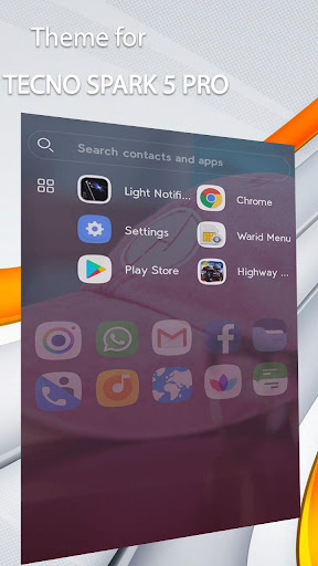 Launcher Theme For Tecno Spark 5 Pro