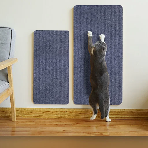 11.8inch Anti Cat Scratching Mat Couch Sofa Protection with Self-Adhesive Trimmable Cat Paws Post Carpet Furniture Wall 