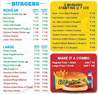 Burger Singh - Big Punjabi Burgers menu 2