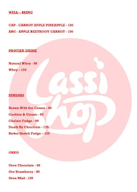 Lassi Shop menu 4