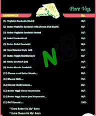 Dnb Foodies Zone menu 1