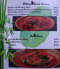 Bambusa Restaurant menu 1