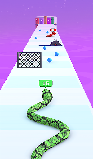 Screenshot Snake Run Race・Fun Worms Games