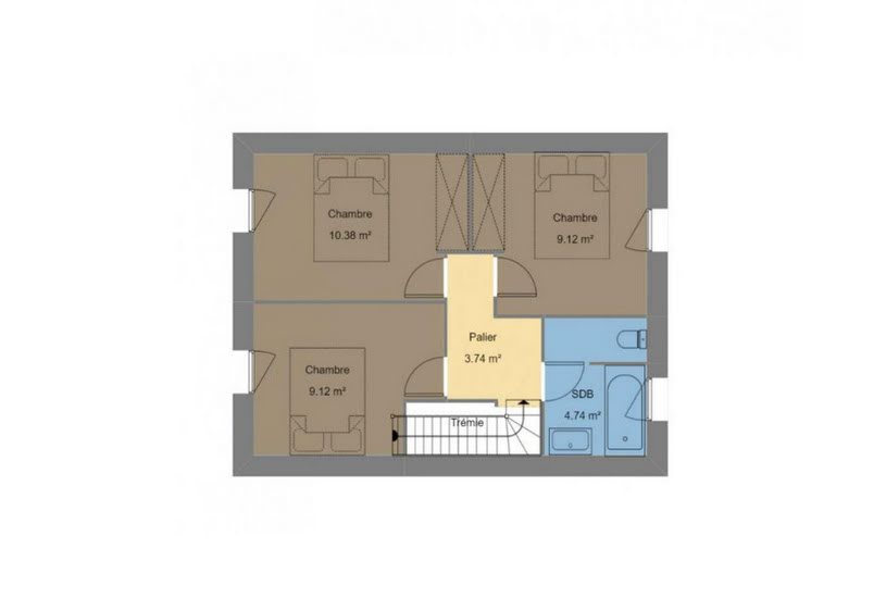  Vente Terrain + Maison - Terrain : 302m² - Maison : 85m² à Le Relecq-Kerhuon (29480) 
