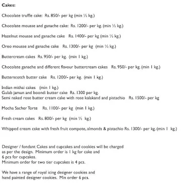 Rachana Shah Sony's Second Helping menu 