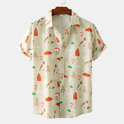 Title 7, Mens Casual Short Sleeve Printed Shirt – Comfo...
