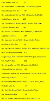 Royal Maratha menu 3