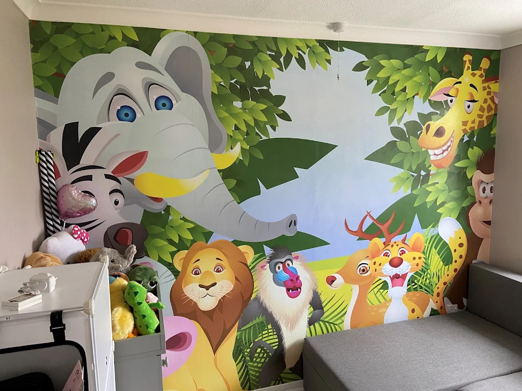 Album cover: Feature wall children’s bedroom