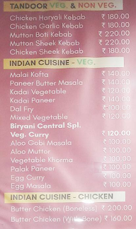 Biryani Central menu 3