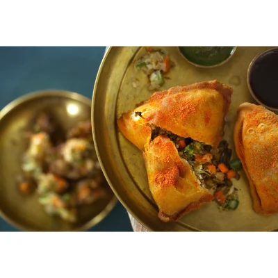 Manchurian Samosa (3 Pcs)