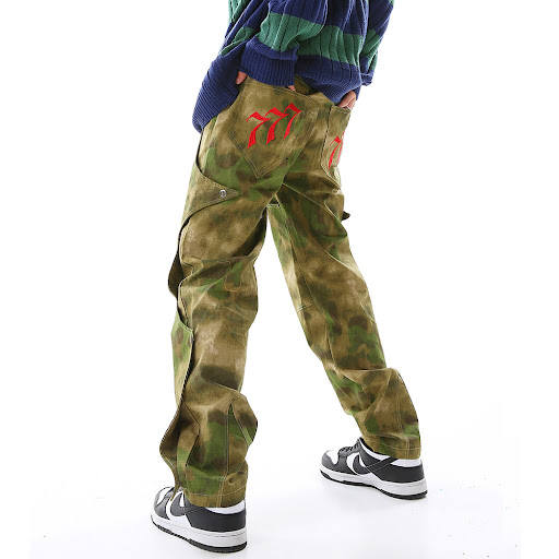 Title 5, Tactical Camo Cargo Pants Mens Loose Fit Comfo...