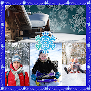 Winter Photo Collage  Icon