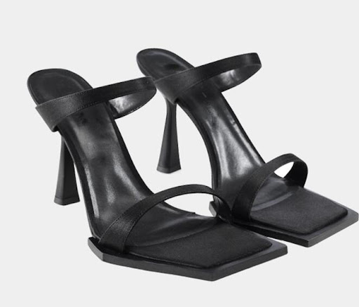 Title 2, Womens square toe chain sandals for fashionabl...