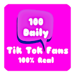 Cover Image of Download tik tok daily fans real 2.0 APK