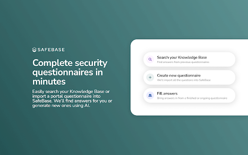 SafeBase - Security Questionnaire Plugin