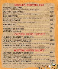 Bro's Biriyani Factory menu 1