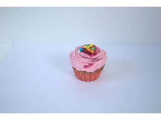 Eggless Strawberry Cupcake [1 Piece]