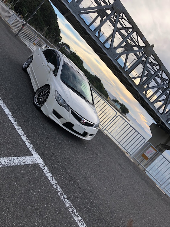 シビックのFD2・シビックタイプR・とっとパーク・夕暮れ時・favorite coffeeに関するカスタム事例の投稿画像1枚目