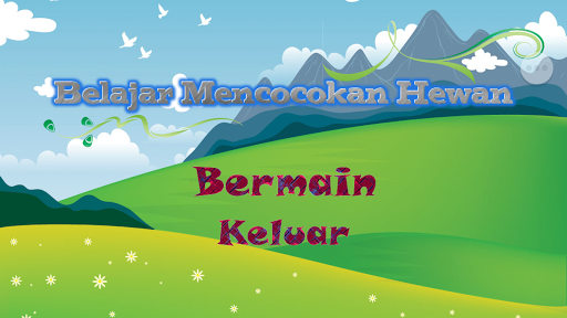 Belajar Mencocokan Hewan