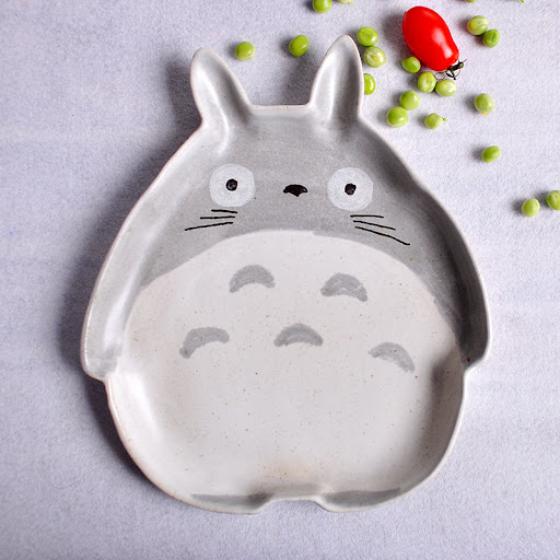 Title 2, Creative Cute Cartoon Totoro Ceramic Bowl Table...