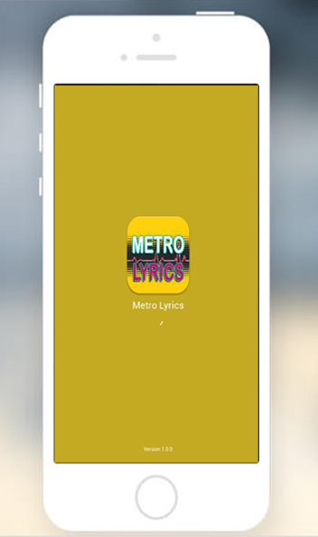 Metro Lyrics Screen 1
