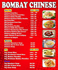 Bombay Chinese menu 1