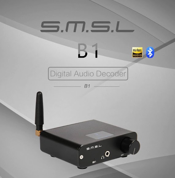 Quà Tặng Trị Giá 299K - Smsl Audio B1 - Bộ Dac Giải Mã Âm Thanh Bluetooth 4.2 Nfc Aptx S.m.s.l B1 - Dac Bluetooth 4.2 & Nfc, Aptx. - Dac Bluetooth 4.2 & Nfc, Aptx, Smsl Audio B1 - Hàng Chính Hãng