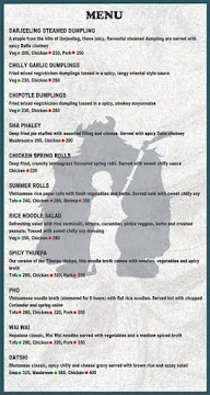 Yeti and the Monk menu 2