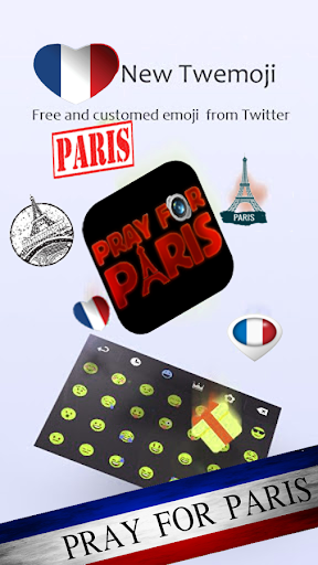 Pray For Paris Emoji Sticker