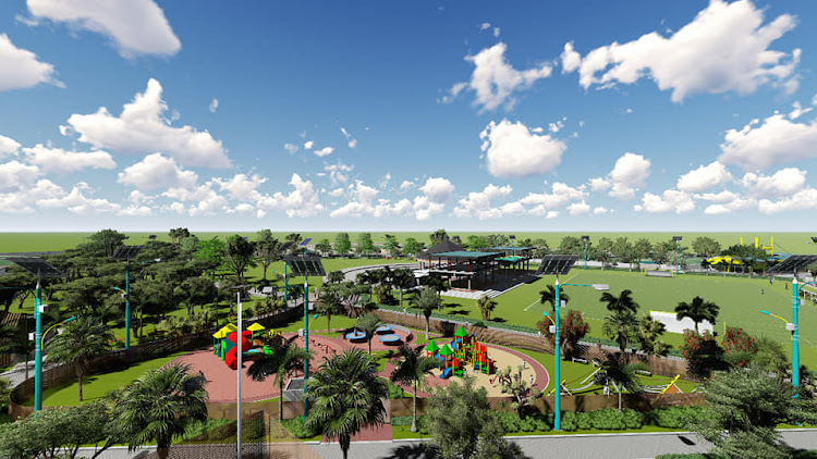 An artist's impression of Jomo Kenyatta Sports Grounds