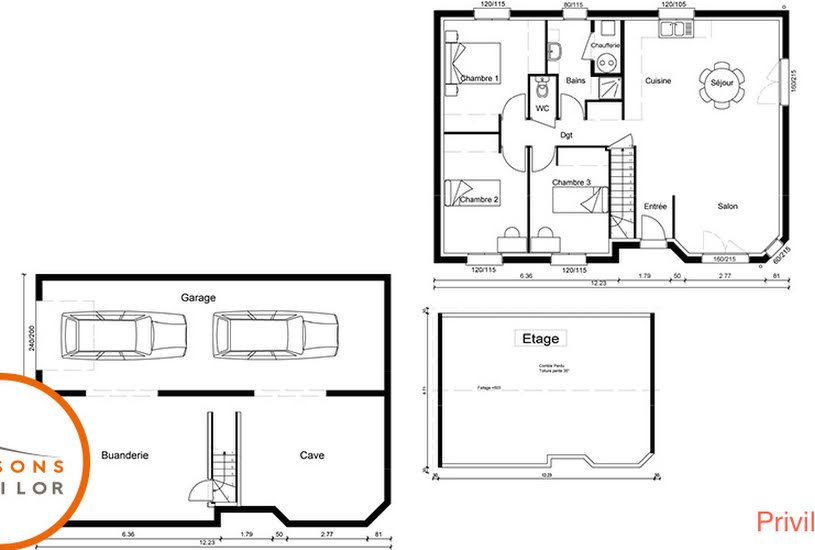  Vente Terrain + Maison - Terrain : 1 000m² - Maison : 91m² à Velet (70100) 