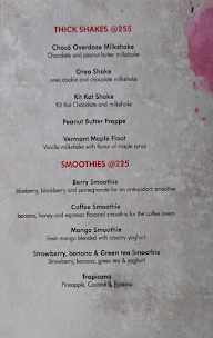 Modern Bistro menu 2