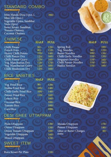 Rajwadi menu 