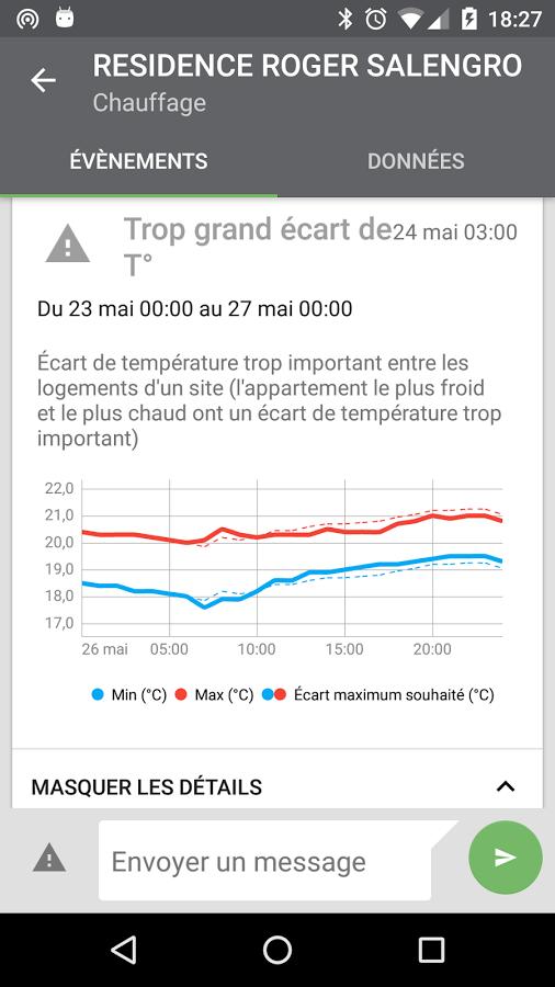 Android application Proximité I3F screenshort
