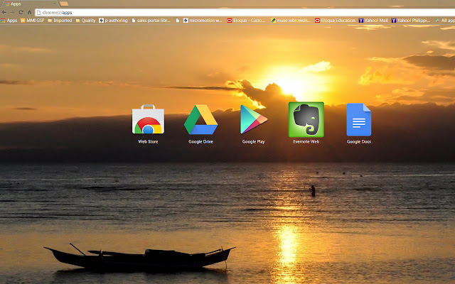 sunset beach chrome extension