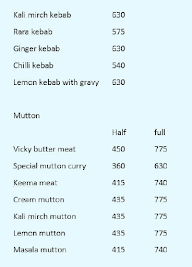 Vicky Chicken Hub menu 5