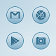 Download Bubble Gum Blue Icons For PC Windows and Mac 1.0.1