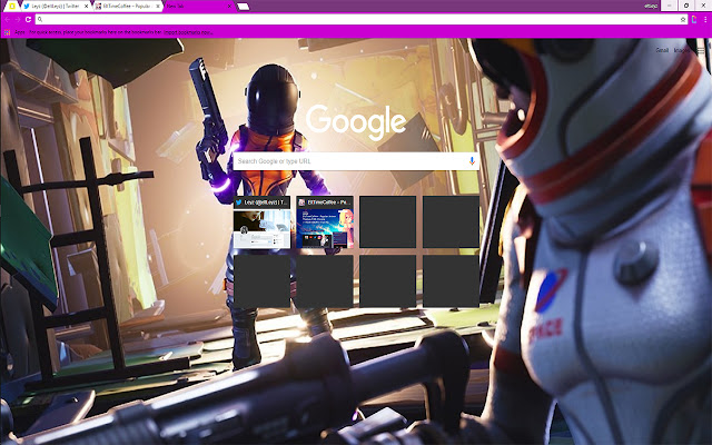 Fortnite<3 Half Court Gear skin | Space Girls chrome extension