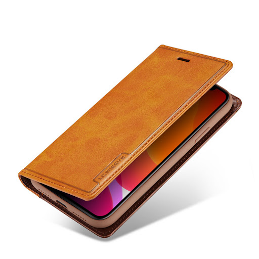 Title 21, Leather Pattern External Card Business Flip Pho...