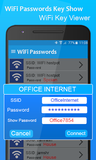 Screenshot Wifi Password Key Show Connect