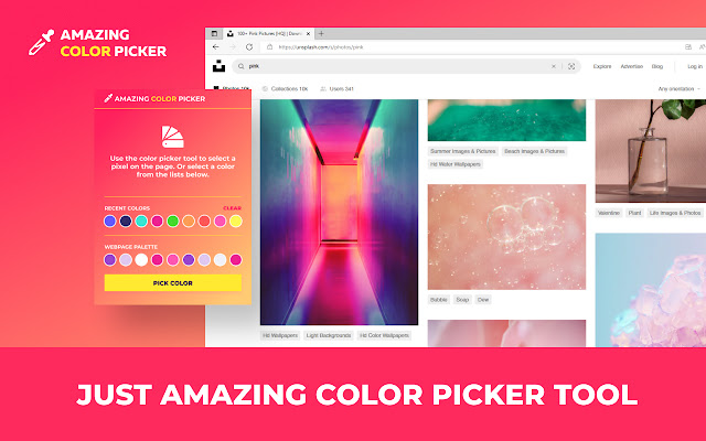 Amazing color picker chrome extension