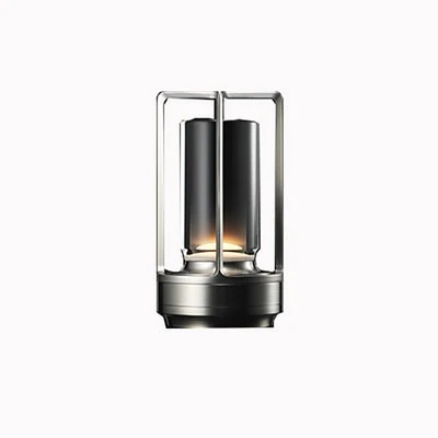 Lámpara de mesa de hongo para exteriores Industrial LED recargable por USB con atenuación sin electrodos, ideal para restaurantes y bares.
