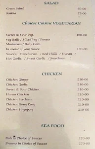 Bhagini Palace menu 8