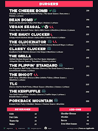 Good Flippin' Burgers menu 2