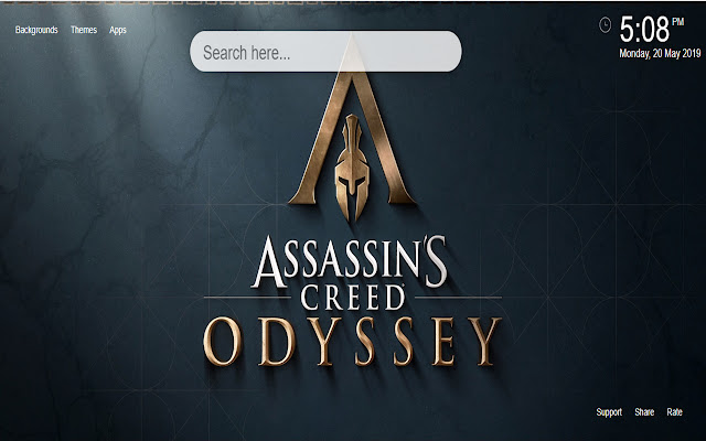 Assassins Creed Odyssey Wallpaper HD New Tab