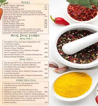 The Masala Project menu 1