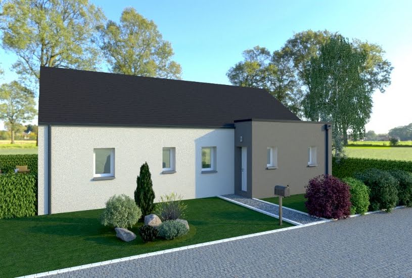  Vente Terrain + Maison - Terrain : 561m² - Maison : 98m² à Domfront-en-Champagne (72240) 